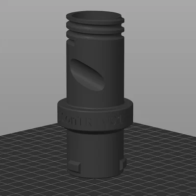 Đầu chuyển đổi osVAC cho máy phay Triton TRA001 và MOF001 in 3D
