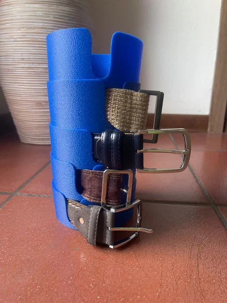 Khay đựng thắt lưng xếp chồng gọn gàng - Belts organizer in 3D - Image 1