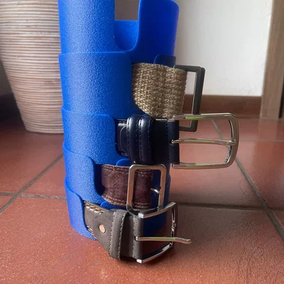 Khay đựng thắt lưng xếp chồng gọn gàng - Belts organizer in 3D