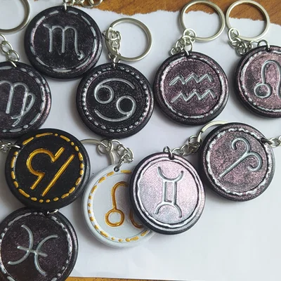 Cung hoàng đạo – Móc khóa (Zodiac signs keychains)