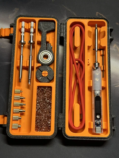 Insert Heatset AliExpress cho case Pinecil/TS100 dạng nhiều phần siêu bền - Image 1