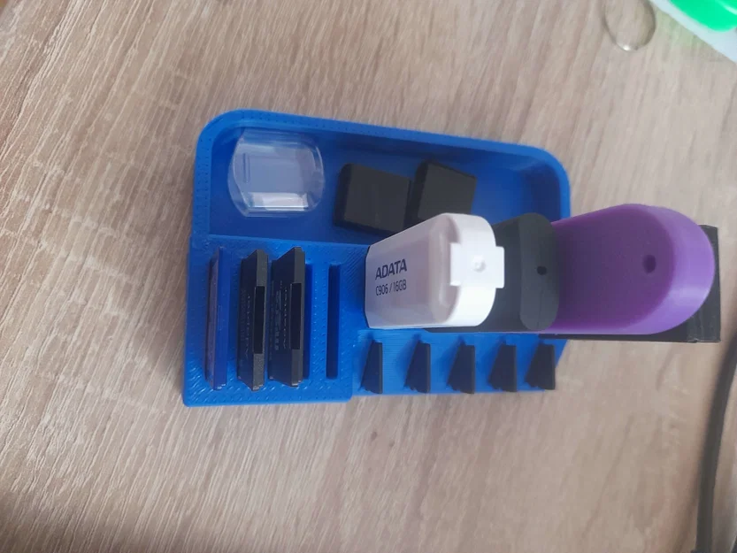 Khay đựng USB kèm ngăn chứa (USB holder with tray) - Image 2