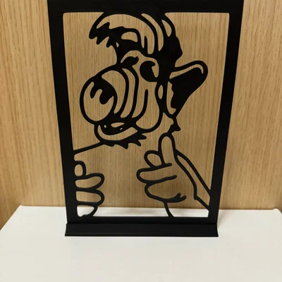 Mô hình trang trí Alf in 3D cực chất cho bàn làm việc