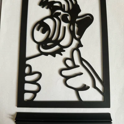 Mô hình trang trí Alf in 3D cực chất cho bàn làm việc