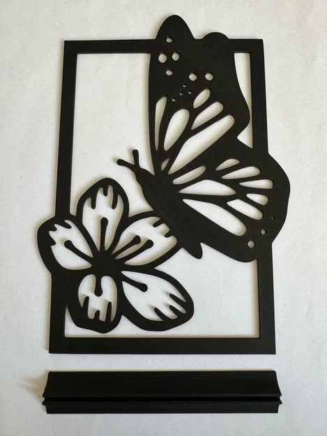 Mô hình trang trí 3D Bướm và Hoa để bàn tinh tế - Image 2