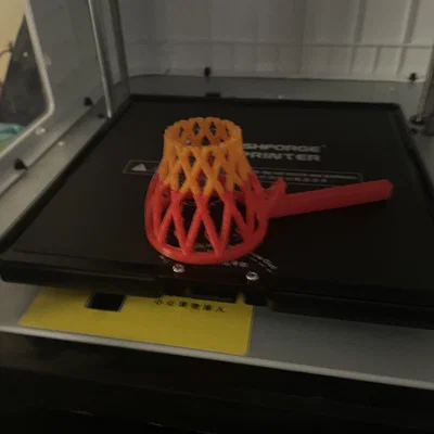 Mô hình rổ bóng rổ mini để bàn 3D (Tương thích bóng 40mm)