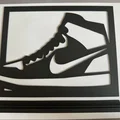 Mô hình trang trí để bàn Nike Air Jordan siêu chất cho dân chơi sneaker - Thumbnail 2