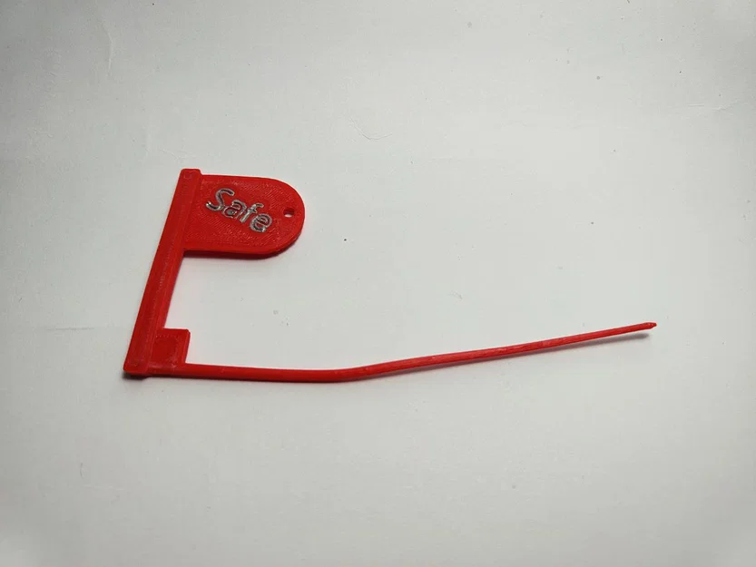 Cờ báo an toàn (Safety Flag) cho súng ngắn Pardini .22 in 3D - Image 1