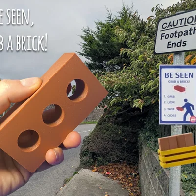 Be seen, grab a Brick! – Chiến dịch an toàn cho người đi bộ