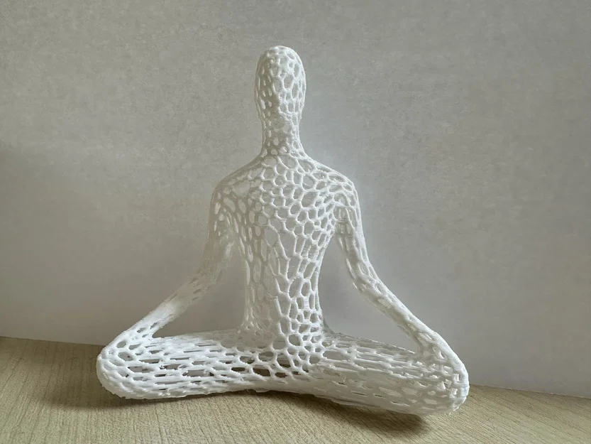 Tượng Thiền Voronoi (Voronoi Meditation Sculpture) - Image 1