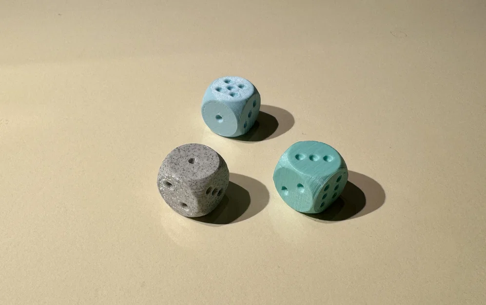 Mẫu xúc xắc chơi board game in 3D đơn giản dễ in - Image 1