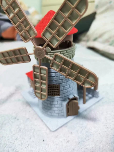 Mô hình cối xay gió 3D tuyệt đẹp - The Age of Empires Windmill - Image 6