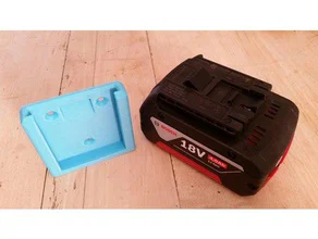 Giá treo pin BOSCH 18V in 3D gọn gàng, chắc chắn cho xưởng - Image 1