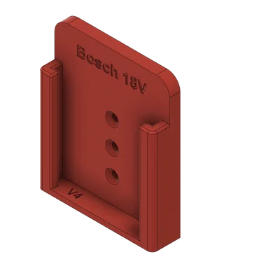 Giá treo pin Bosch 18V - Thiết kế tối ưu, tháo lắp nhanh chóng