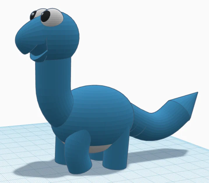 Mô hình chú khủng long 3D (Cute Dinosaur) đáng yêu cho bé - Image 1