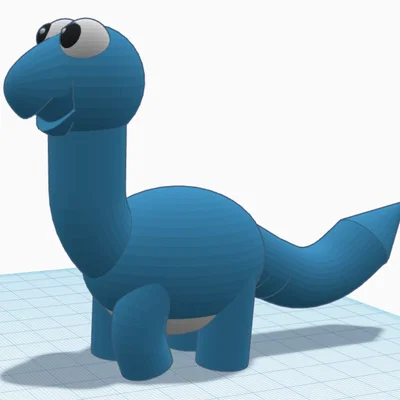 Mô hình chú khủng long 3D (Cute Dinosaur) đáng yêu cho bé