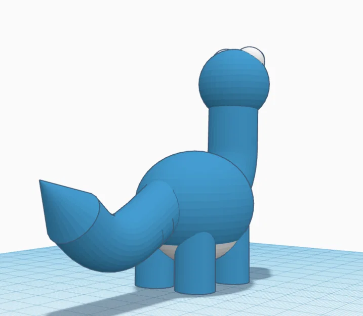 Mô hình chú khủng long 3D (Cute Dinosaur) đáng yêu cho bé - Image 3