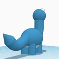 Mô hình chú khủng long 3D (Cute Dinosaur) đáng yêu cho bé - Thumbnail 3