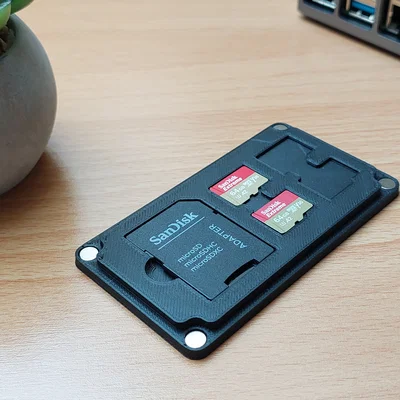 Hộp Magnetic Micro SD Case (nắp nam châm) siêu gọn