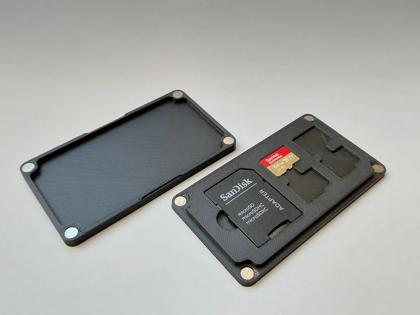 Hộp Magnetic Micro SD Case (nắp nam châm) siêu gọn - Image 2