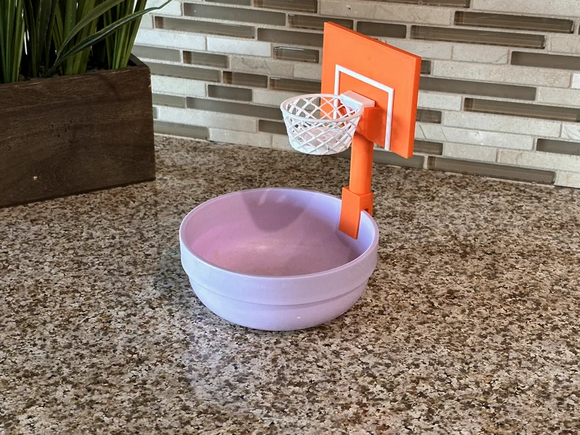 Rổ bóng rổ mini tách lòng trứng (Basketball hoop egg separator) - Image 1