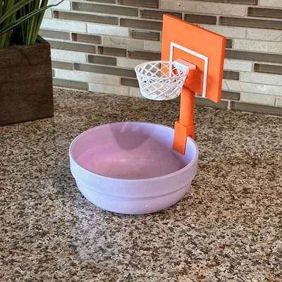 Rổ bóng rổ mini tách lòng trứng (Basketball hoop egg separator)