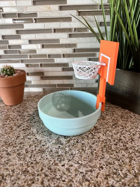 Rổ bóng rổ mini tách lòng trứng (Basketball hoop egg separator) - Image 4