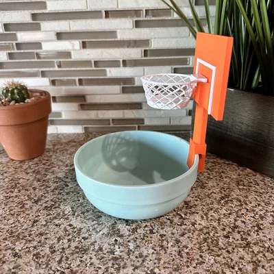 Rổ bóng rổ mini tách lòng trứng (Basketball hoop egg separator)