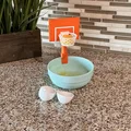 Rổ bóng rổ mini tách lòng trứng (Basketball hoop egg separator) - Thumbnail 5