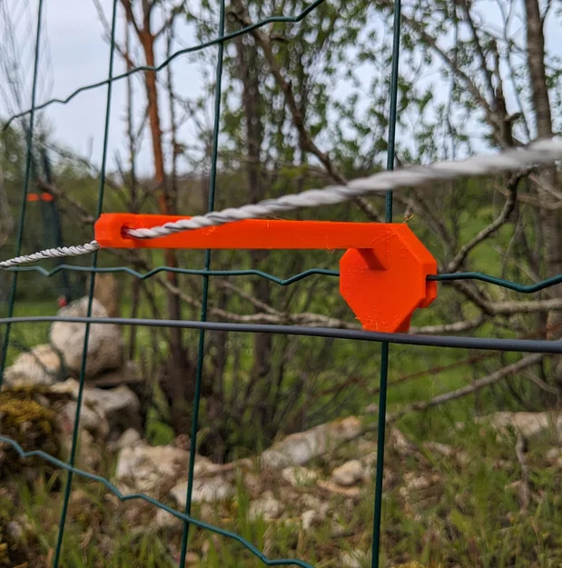 Bộ cách điện dây hàng rào điện gắn trực tiếp lên hàng rào - Image 1