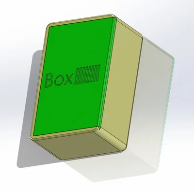Hộp nắp trượt (model SolidWorks tham số)