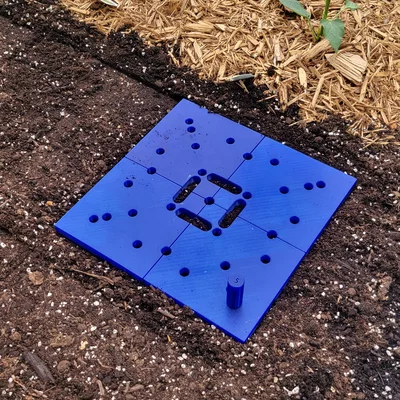 Template Làm Vườn Square Foot Gardening