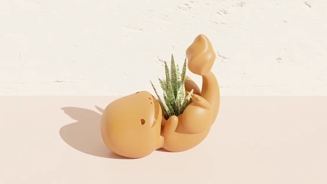 Bộ chậu cây Pokemon in 3D: Pikachu, Bulbasaur, Charmander, Squirtle - Image 6