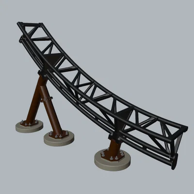 Đường Ray Tàu Lượn Roller Coaster Track 1:32