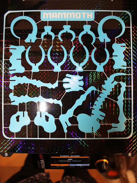 Bộ ghép hình 3D bộ xương Mammoth dạng Kit Card - Image 2
