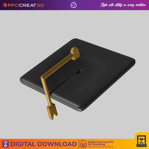 Nón tốt nghiệp (Birrete) – Gorro de Graduación – File 3D STL - Image 5