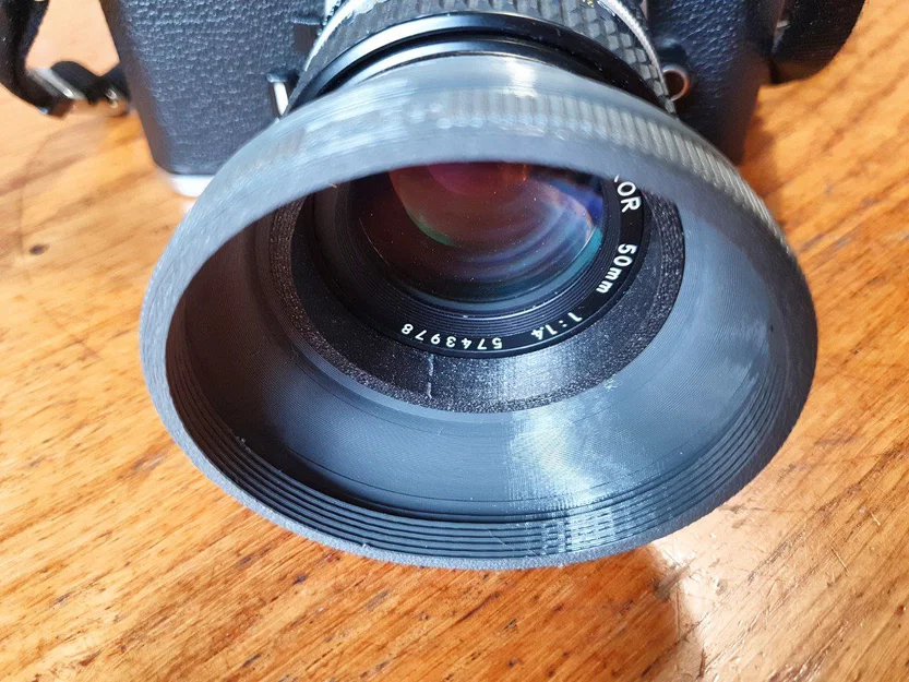 Lens hood 52mm gập gọn (foldable) in TPU - Image 3