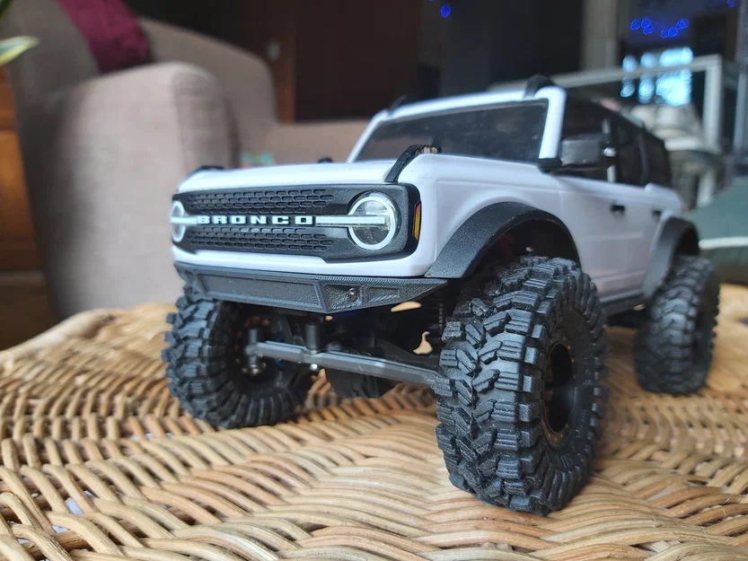Bumper low profile TRX4M + Bumper Delete + Hinged Body mod (có file STEP) - Image 2