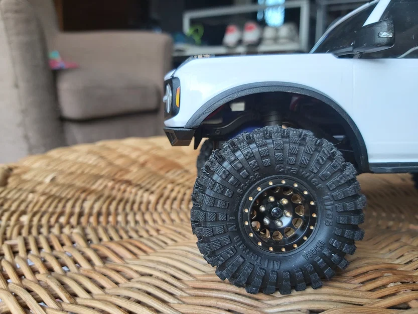 Bumper low profile TRX4M + Bumper Delete + Hinged Body mod (có file STEP) - Image 4