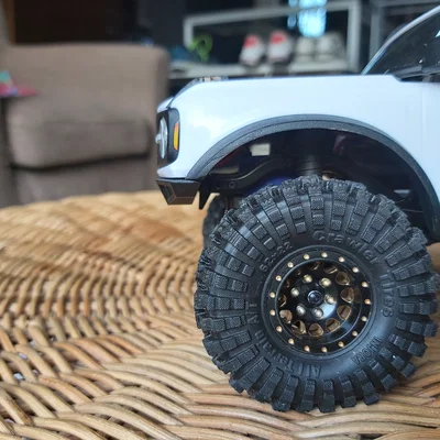 Bumper low profile TRX4M + Bumper Delete + Hinged Body mod (có file STEP)