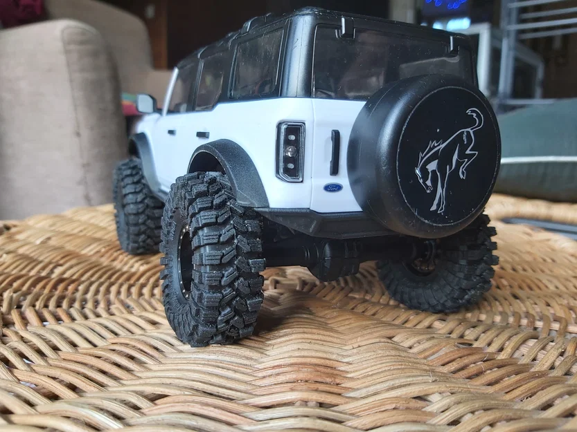 Bumper low profile TRX4M + Bumper Delete + Hinged Body mod (có file STEP) - Image 5