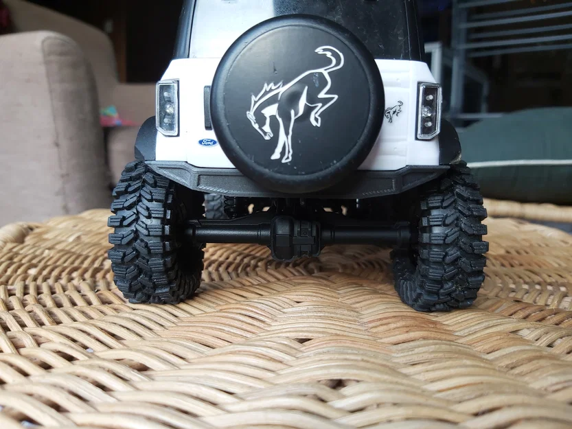 Bumper low profile TRX4M + Bumper Delete + Hinged Body mod (có file STEP) - Image 9