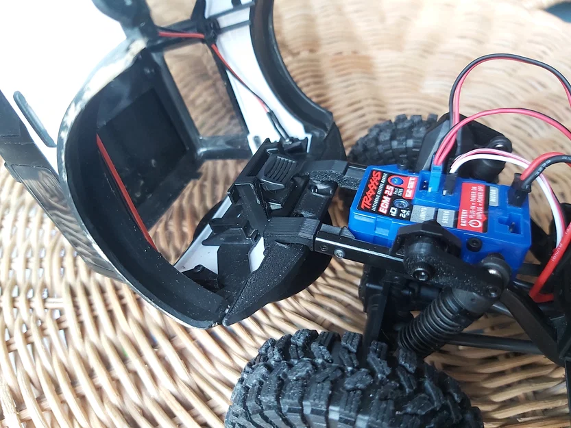 Bumper low profile TRX4M + Bumper Delete + Hinged Body mod (có file STEP) - Image 10