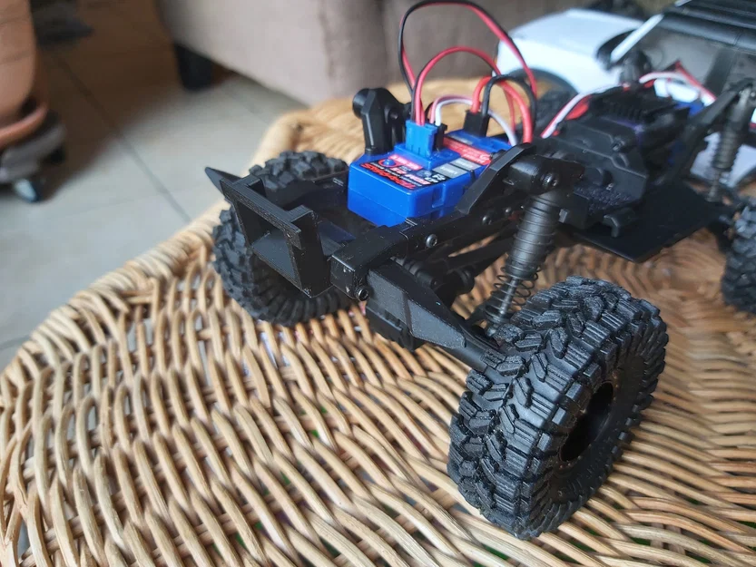 Bumper low profile TRX4M + Bumper Delete + Hinged Body mod (có file STEP) - Image 13