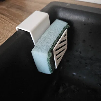 Giá treo miếng rửa bát 3D (Kitchen sink sponge holder) tiện lợi