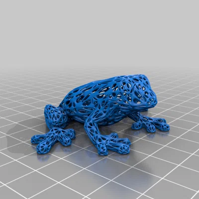 Ếch Lưới Rỗng (Phong Cách Voronoi)