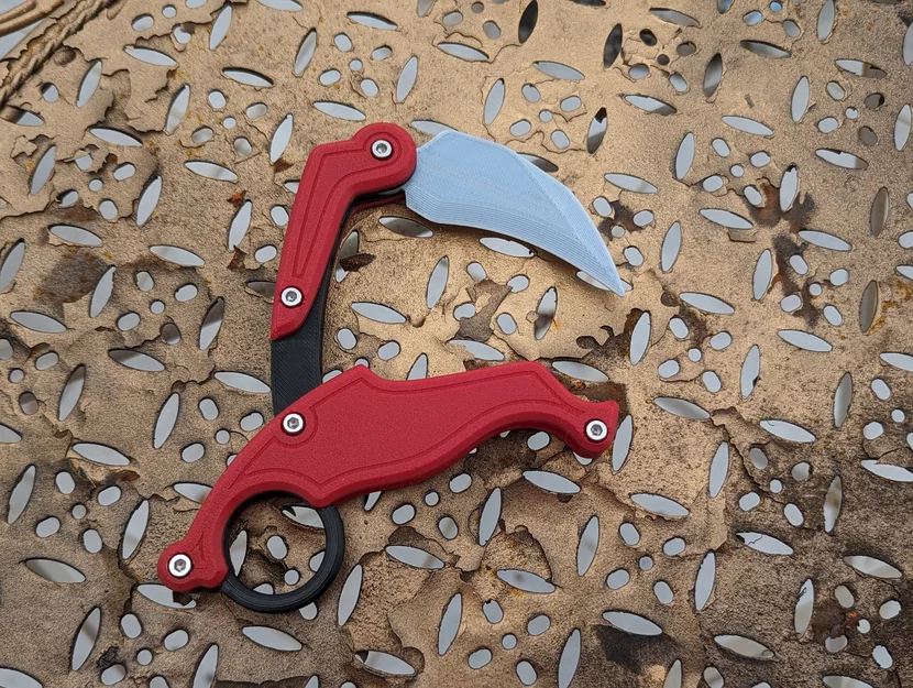Đồ chơi xả stress dao Karambit trọng lực in 3D siêu ngầu - Image 2