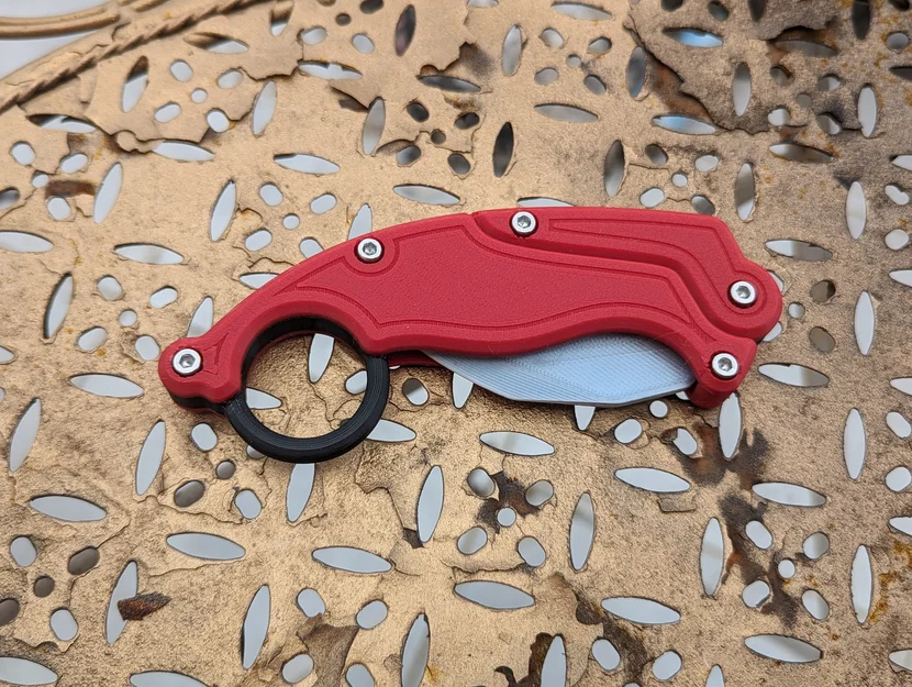 Đồ chơi xả stress dao Karambit trọng lực in 3D siêu ngầu - Image 3