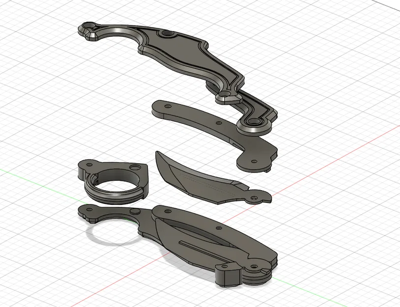 Đồ chơi xả stress dao Karambit trọng lực in 3D siêu ngầu - Image 4