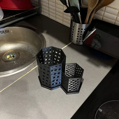 Ống/Rổ để ráo dao muỗng nĩa – Cutlery drainer (Egouttoir Couverts)
